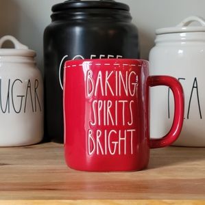 Rae Dunn Red Baking Spirits Bright Mug